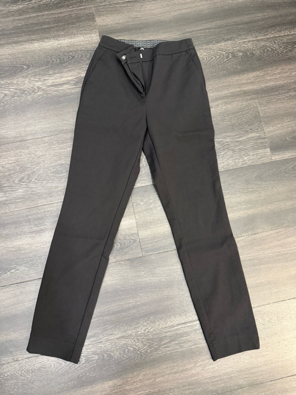 Zara Black Straight-Leg Pants